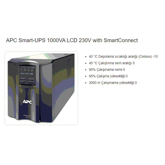 APC Smart-UPS 1000VA LCD 230V with SmartConnect